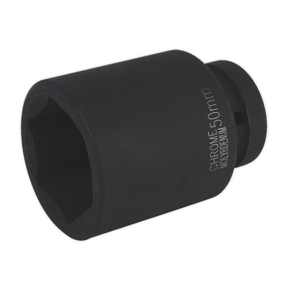 Sealey IS150D Impact Socket 50mm Deep 1"Sq Drive Sealey