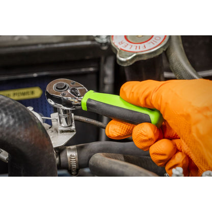 Siegen S01258 Ratchet Wrench 1/4"Sq Drive Stubby – Flip Reverse Sealey