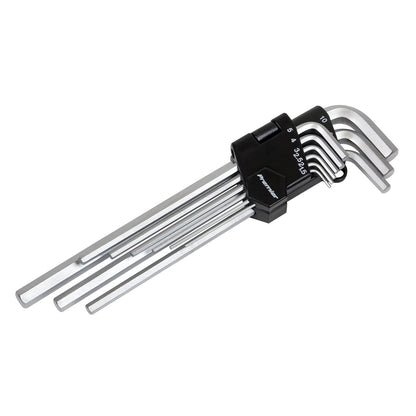 Sealey AK7137 Hex Key Set 9pc Extra-Long Metric Sealey