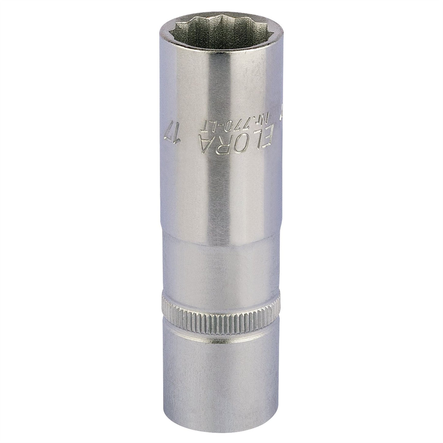 Elora 11935 Deep Bi-Hexagon Socket 1/2" Sq. Dr. 17mm Elora