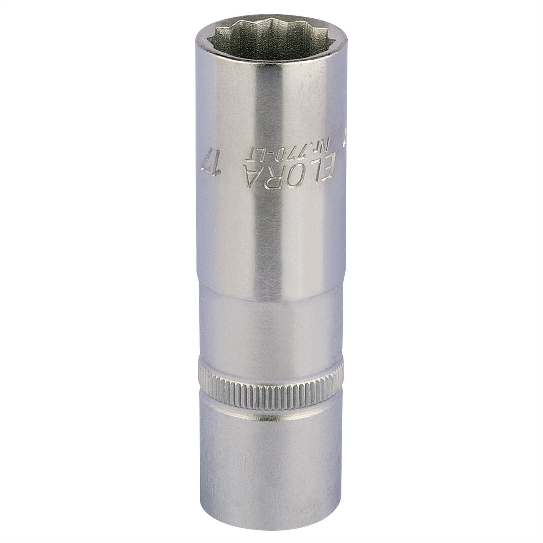 Elora 11935 Deep Bi-Hexagon Socket 1/2" Sq. Dr. 17mm Elora