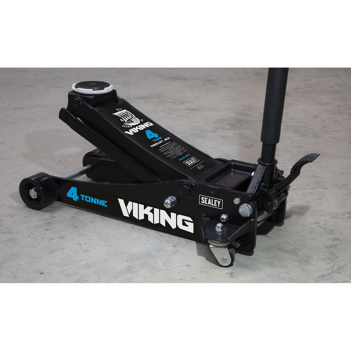 Sealey 4040TB Viking Low Profile Professional Trolley Jack with Rocket Lift 4 Tonne Sealey