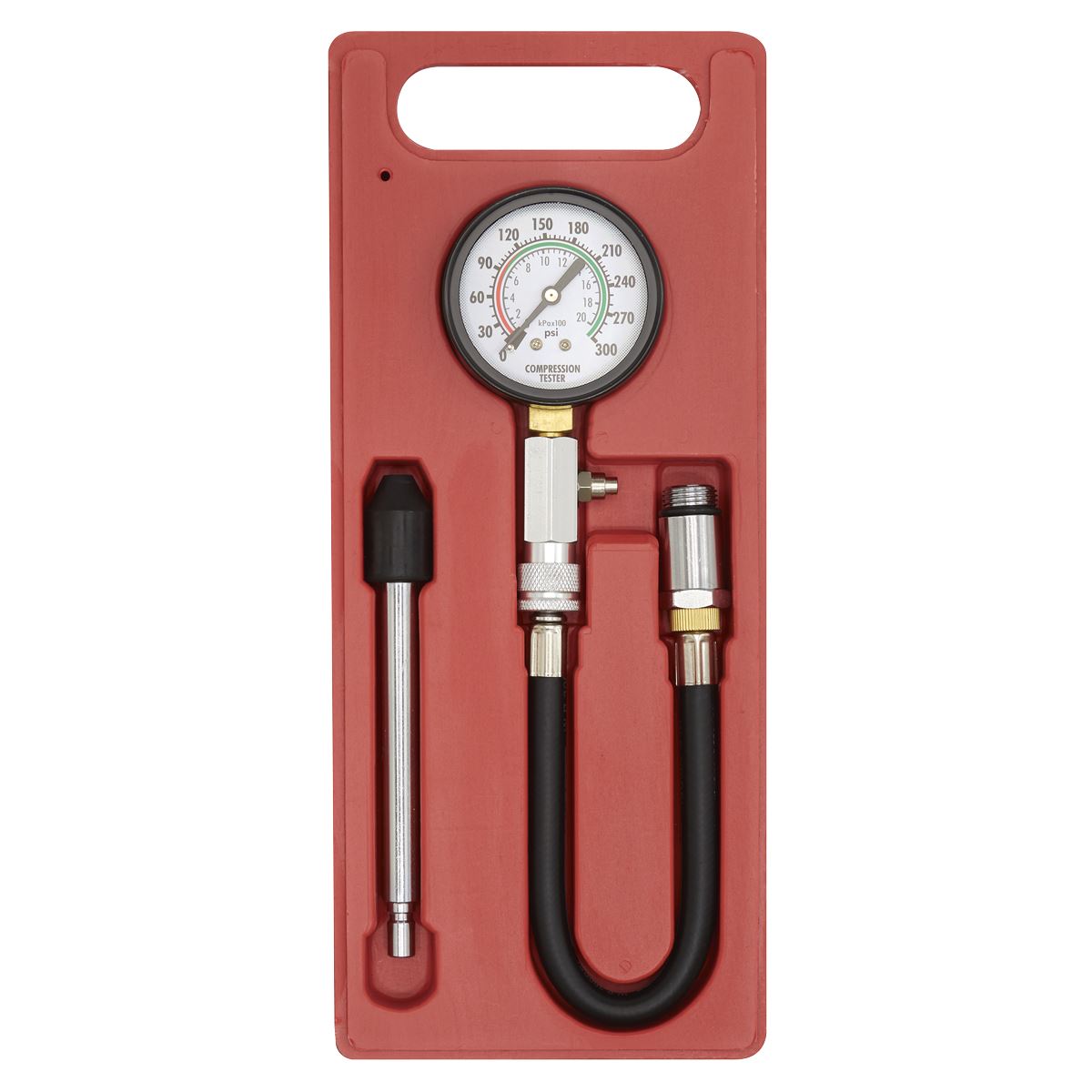 Sealey CT951 Petrol Engine Compression Test Kit 3pc Sealey