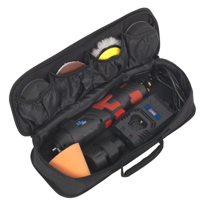 Sealey CP2812V Cordless Mini Sander/Polisher Kit Ø75mm 12V Lithium-ion Sealey