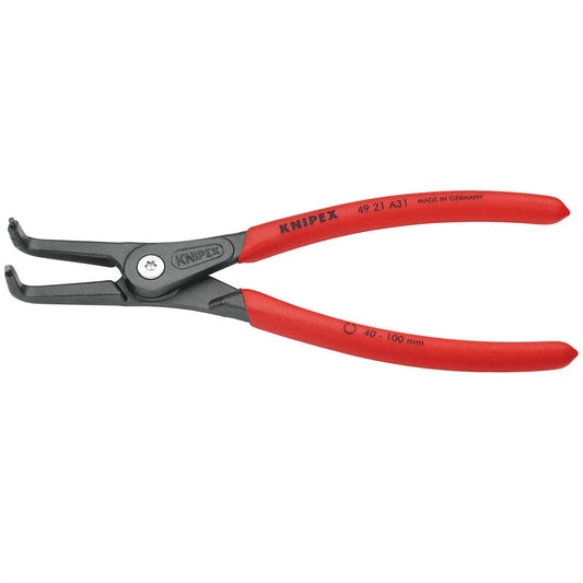 Knipex 75096 49 21 A31 90° External Straight Tip Circlip Pliers 210mm Knipex