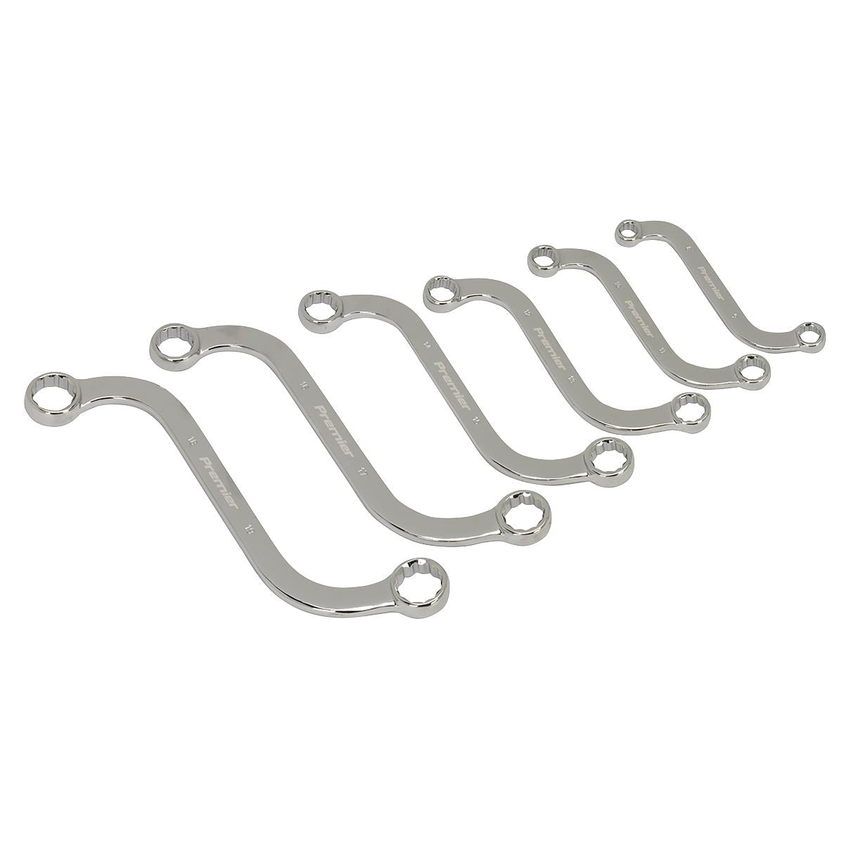 Sealey AK6315 S-Spanner Set 6pc - Metric Sealey