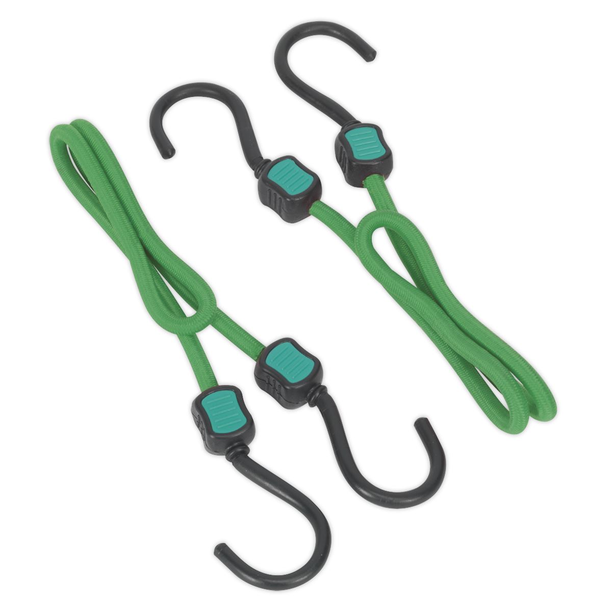 Sealey BCS21 Bungee Cord Set 2pc 610mm Sealey