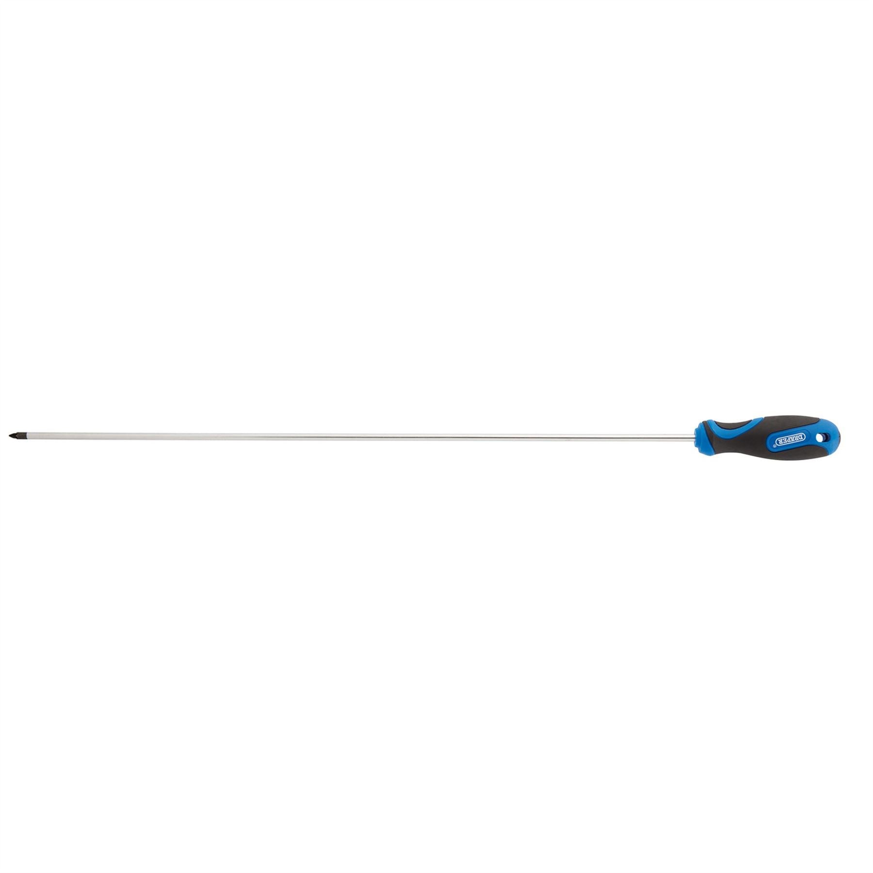 Draper 53487 Extra Long Reach Soft Grip PZ Type Screwdriver No.1 x 450mm Draper