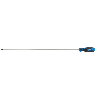 Draper 53487 Extra Long Reach Soft Grip PZ Type Screwdriver No.1 x 450mm Draper