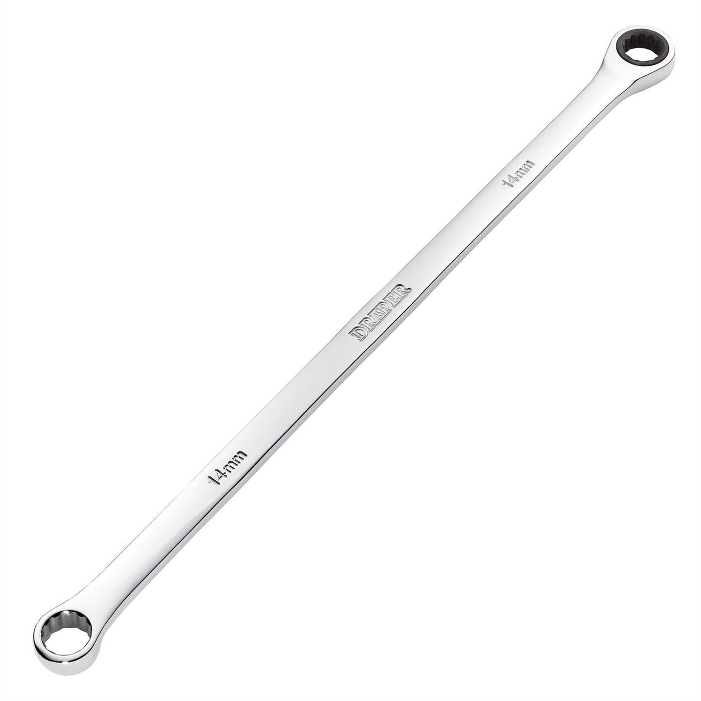 Draper 27770 HI-TORQ® Metric Extra-Long Double Ring Ratchet Spanner 14mm Draper