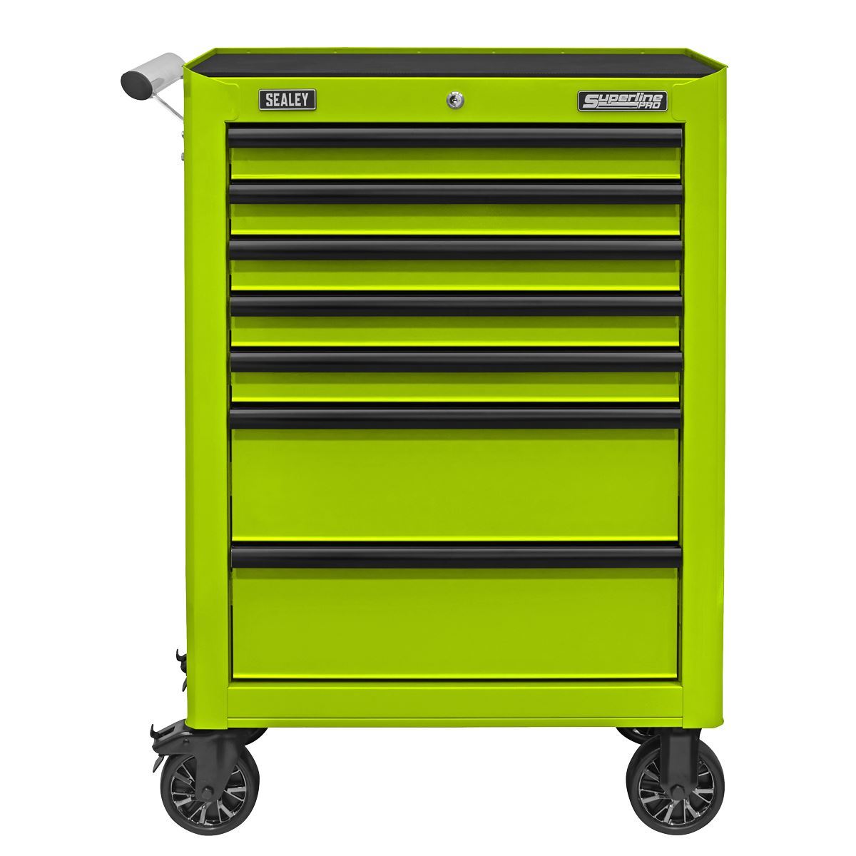 Sealey AP26479THV Rollcab 7 Drawer with Ball-Bearing Slides - Green/Black Sealey
