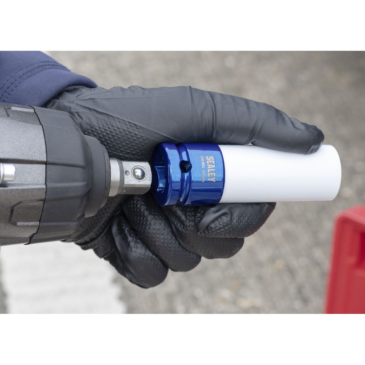 Sealey SX031 Alloy Wheel Impact Socket Set 3pc 1/2"Sq Drive Sealey