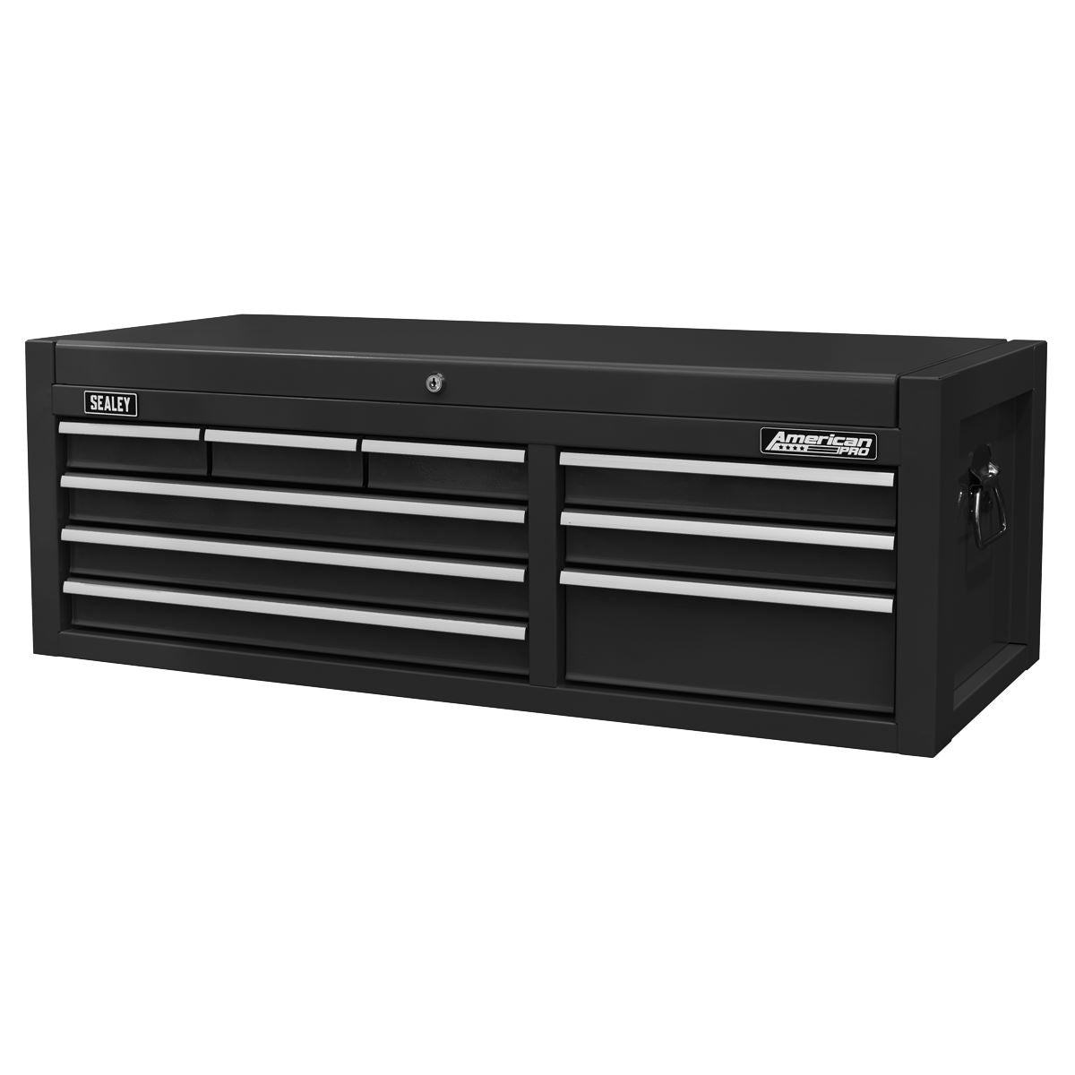 Sealey AP4109B Topchest 9 Drawer with Ball Bearing Slides - Black Sealey
