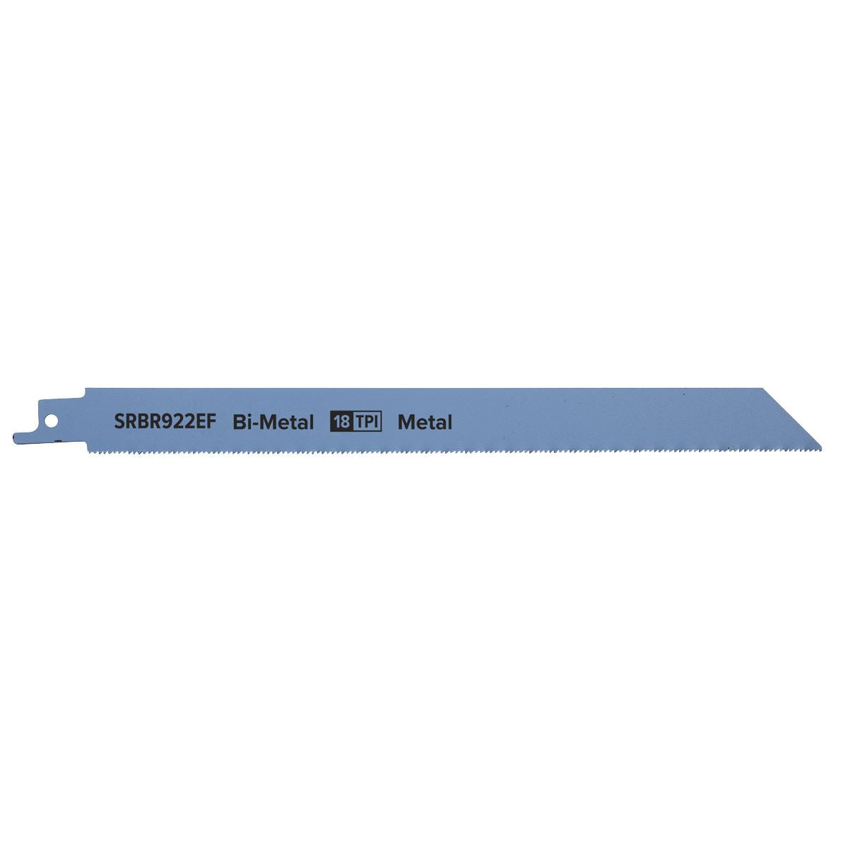 Sealey SRBR922EF Reciprocating Saw Blade Metal 230mm 18tpi - Pack of 5 Sealey