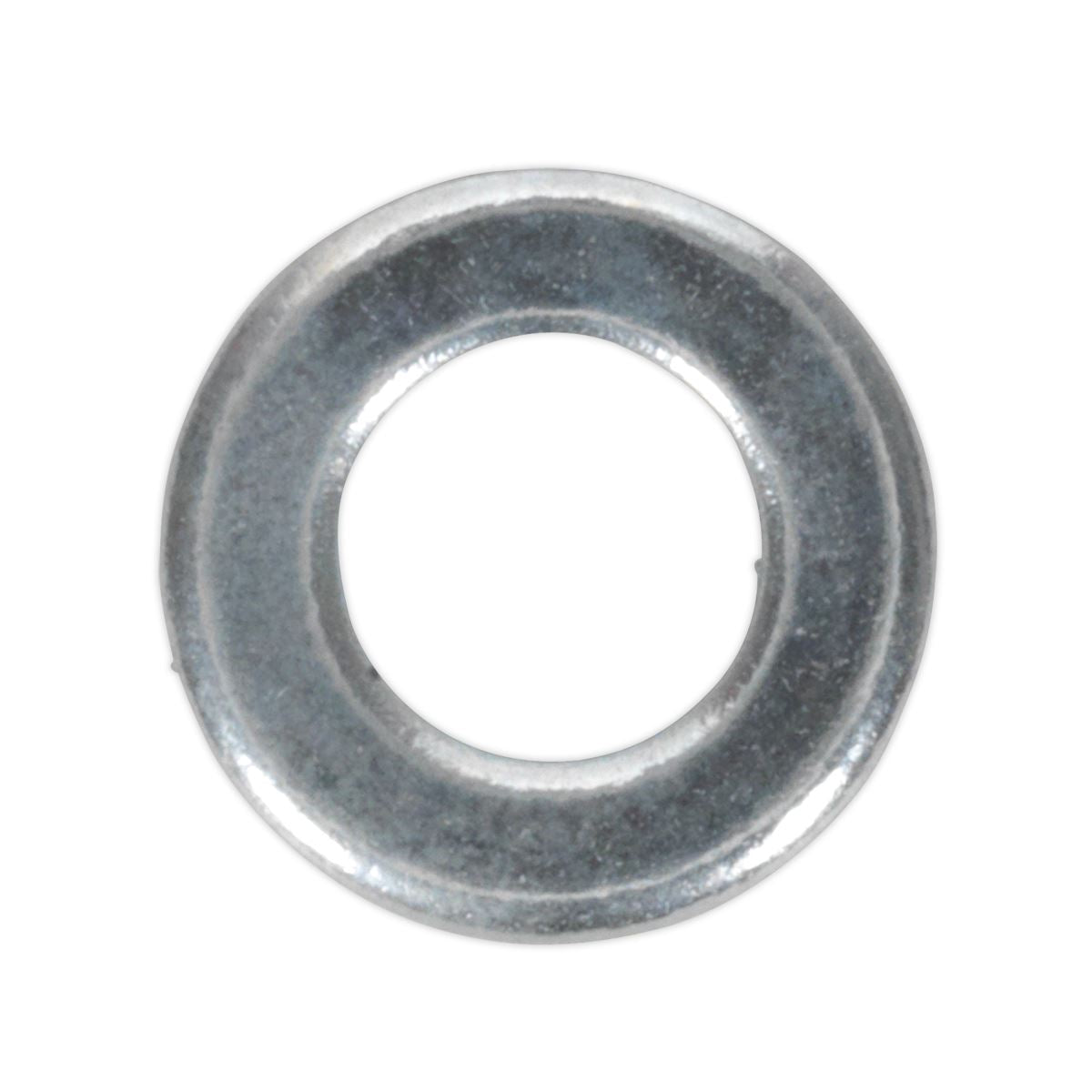 Sealey FWA510 Flat Washer DIN 125 - M5 x 10mm Form A Zinc Pack of 100 Sealey