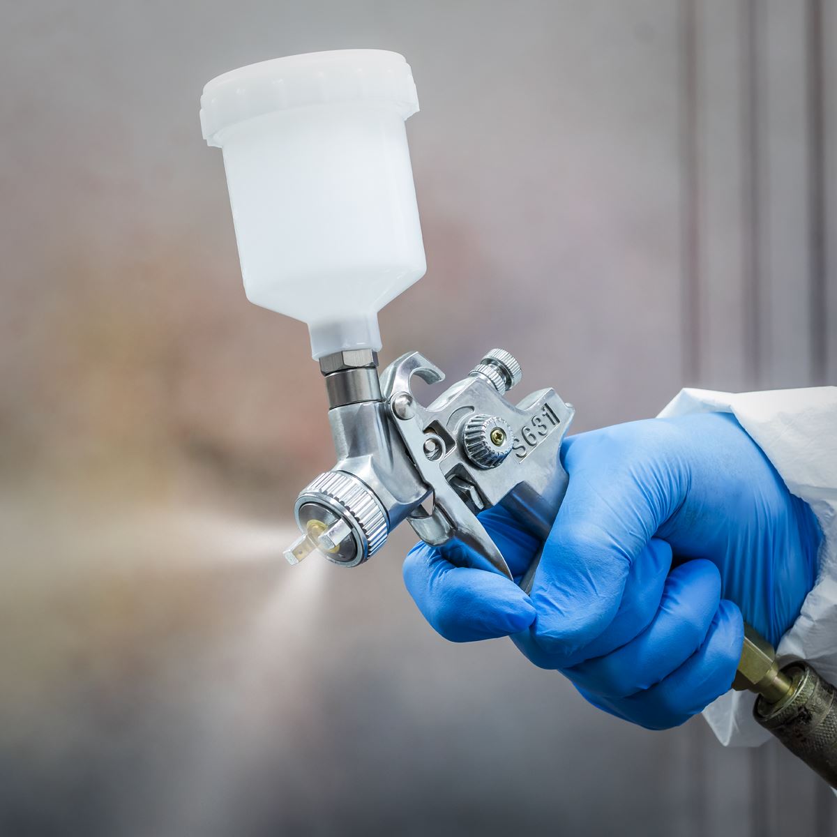 Sealey S631 Spray Gun Touch-Up Gravity Feed - 1mm Set-Up Sealey