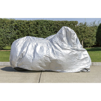 Sealey MCM Motorcycle Cover 2320 x 1000 x 1350mm - Medium Sealey