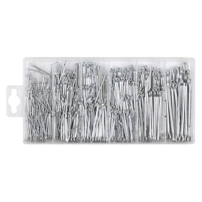 Sealey AB001SP Split Pin Assortment 555pc Small Sizes Metric & Imperial Sealey