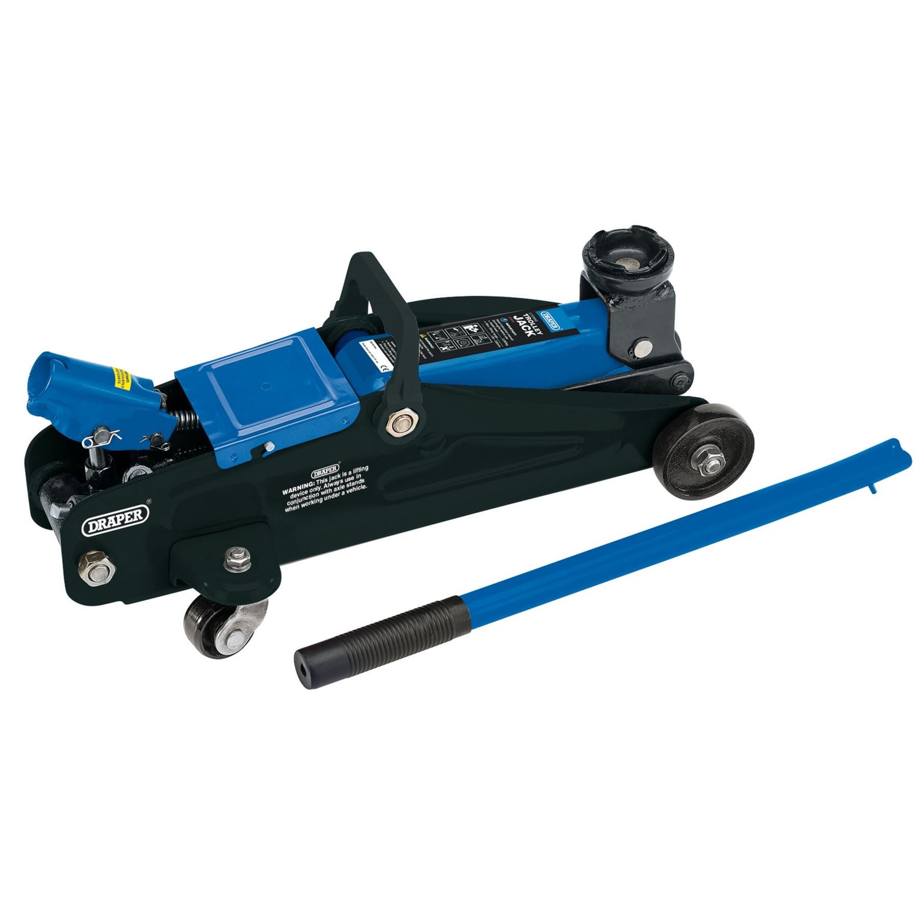 Draper 54635 Trolley Jack with Carry Case 2 Tonne Draper