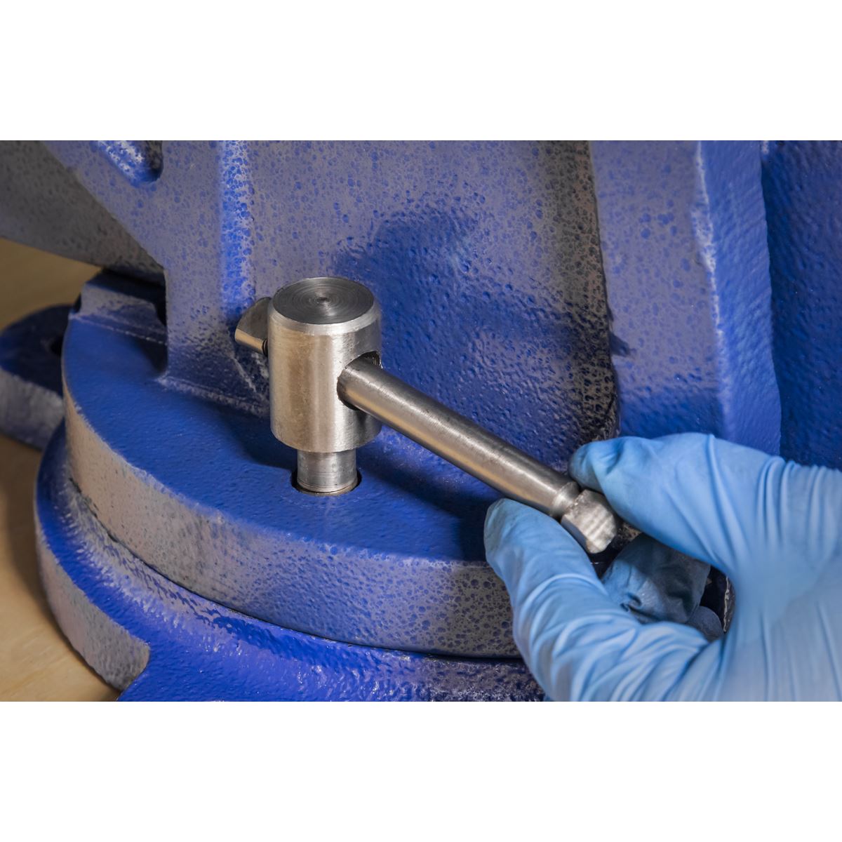 Sealey CVXTB200COMBO Heavy-Duty Professional Vice with Swivel Base 200mm Sealey