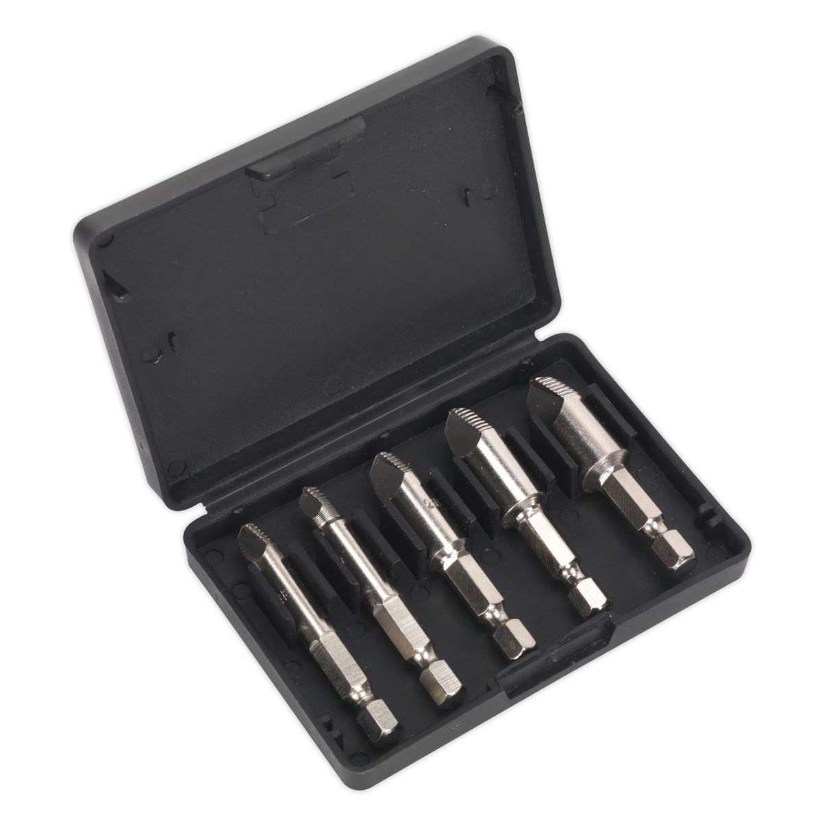 Sealey AK7228 HSS Screw Extractor Set 5pc Sealey