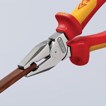 Knipex 49168 02 06 180 SB VDE High Leverage Combination Pliers insulated with multi-component grips 180mm Knipex