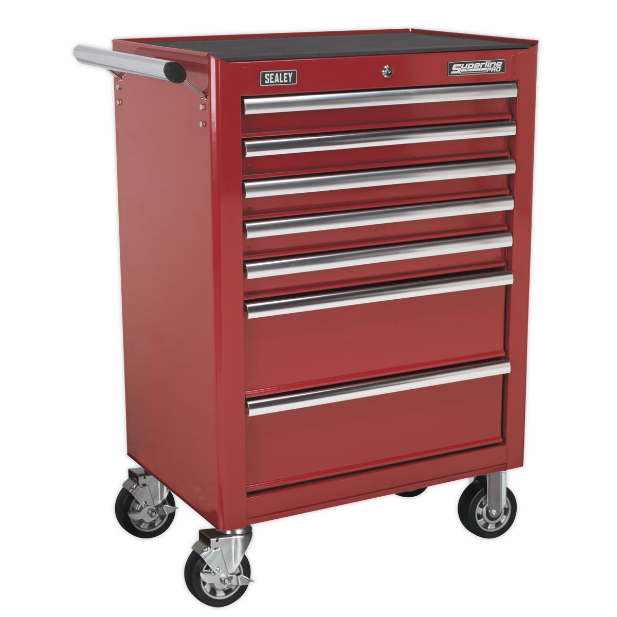 Sealey AP26479T Rollcab 7 Drawer with Ball-Bearing Slides - Red Sealey