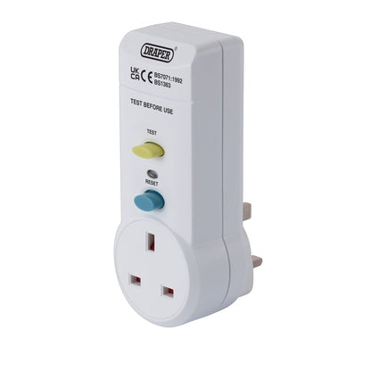 Draper 10205 RCD Adaptor 220-250v/50Hz 13 AMP Draper