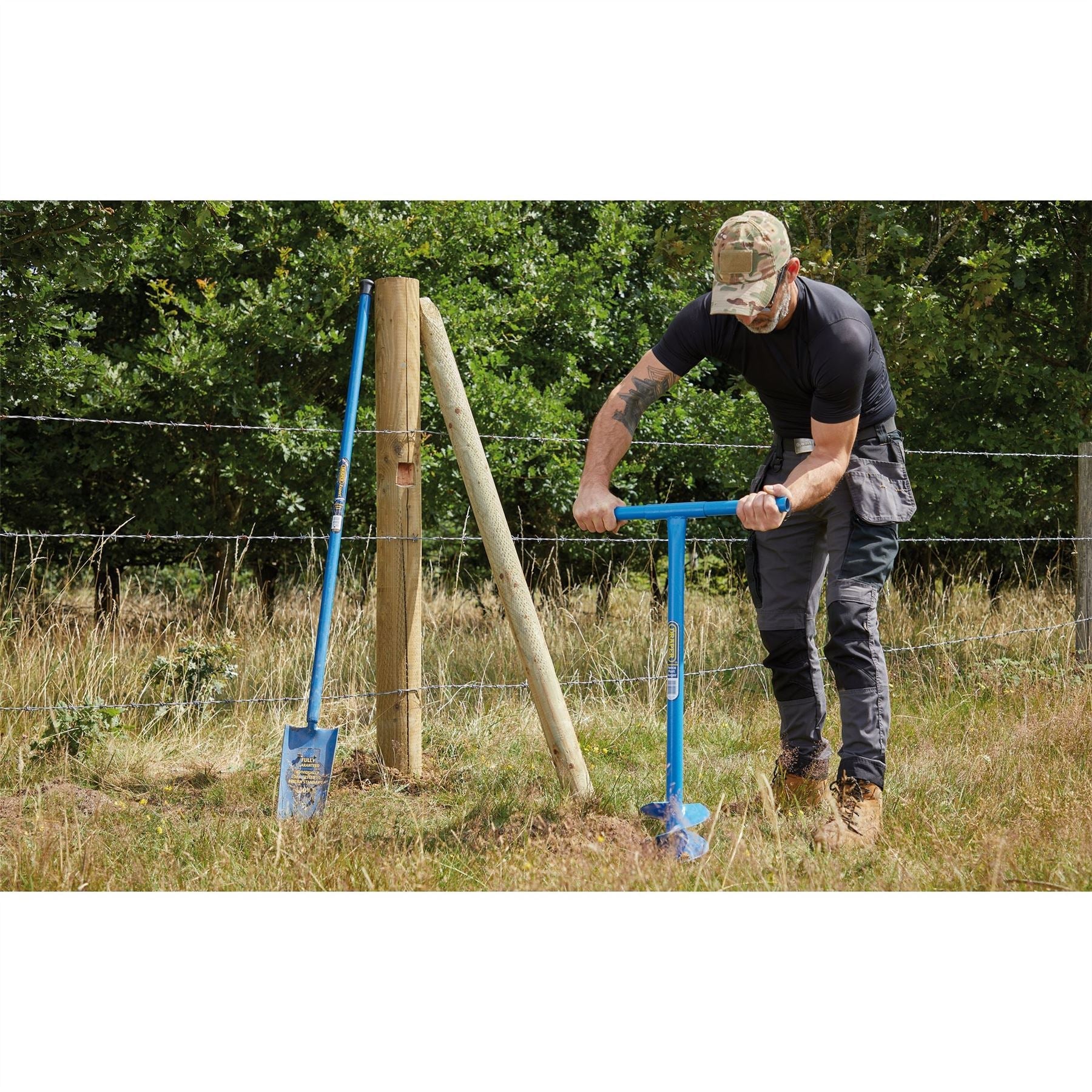 Draper 24414 Fence Post Auger 1050 x 150mm Draper