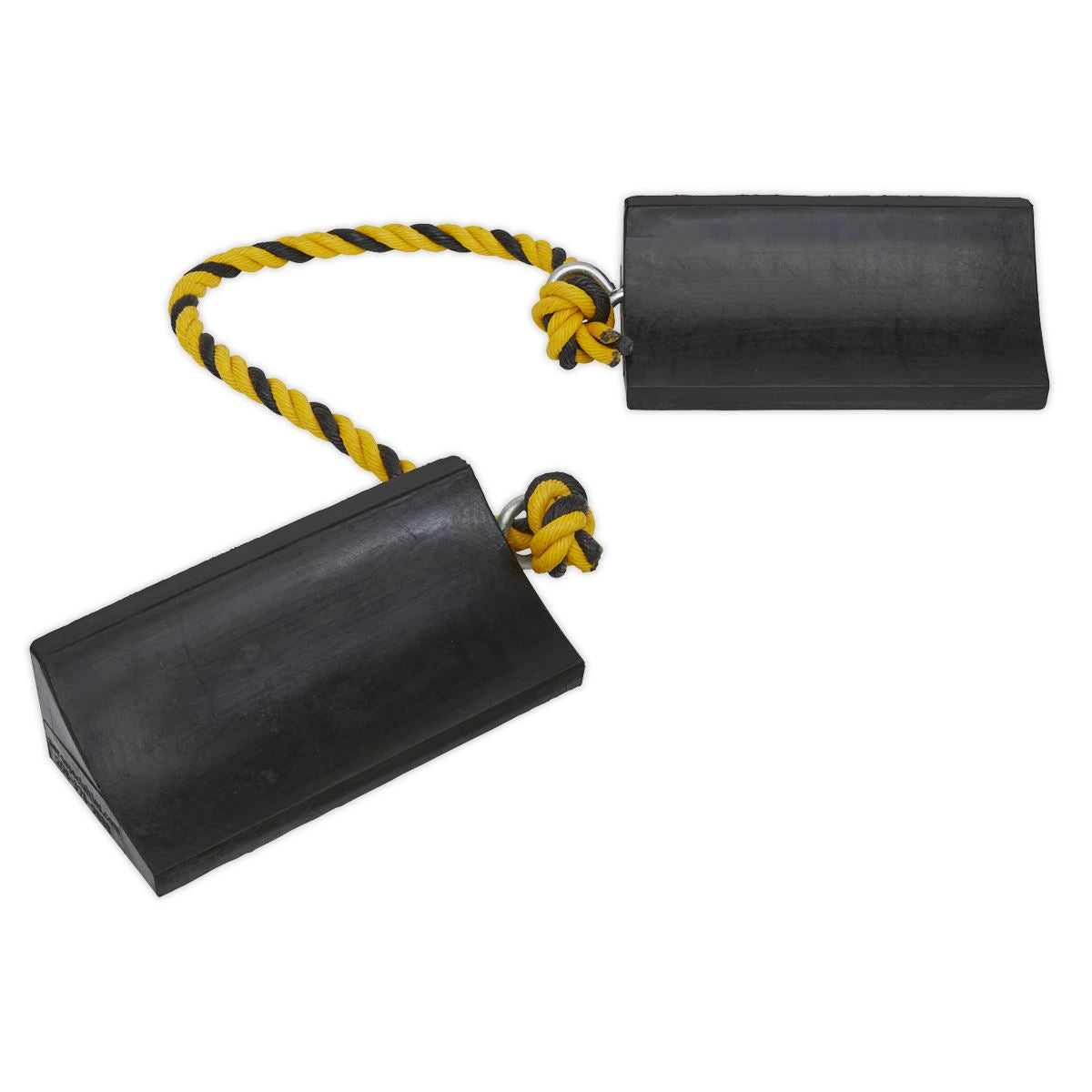 Sealey WC16 Rubber Wheel Chocks Heavy-Duty - Pair Sealey