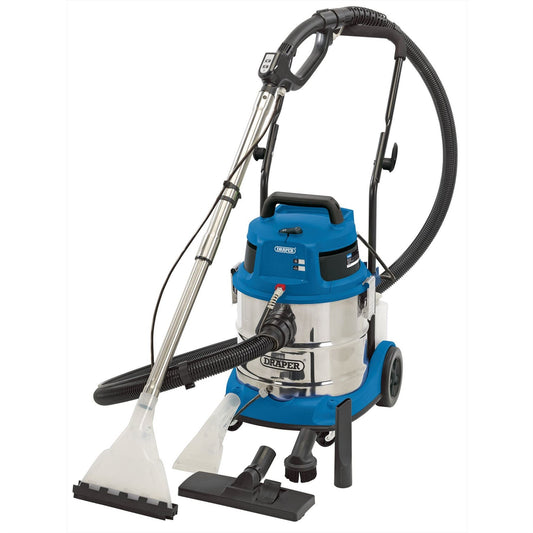 Draper 75442 3 in 1 Wet and Dry Shampoo/Vacuum Cleaner 20L 1500W Draper
