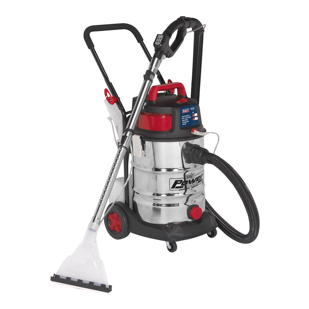 Sealey VMA915 Valet Machine Wet & Dry 30L Stainless Drum Sealey