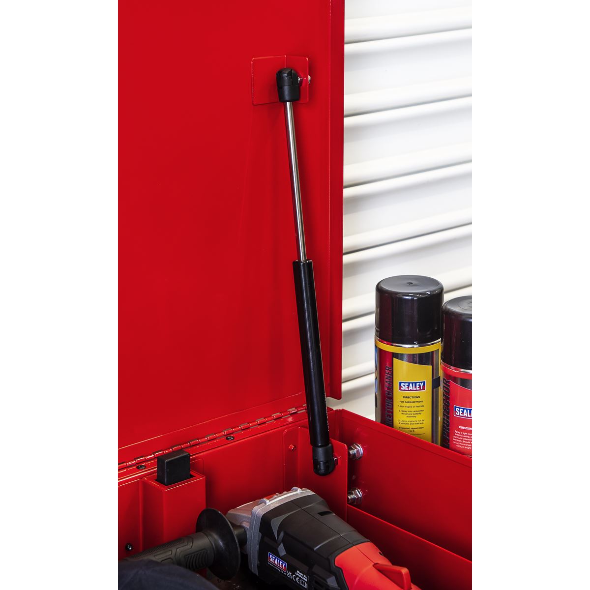 Sealey AP890M Heavy-Duty Mobile Tool & Parts Trolley with 5 Drawers & Lockable Top Sealey