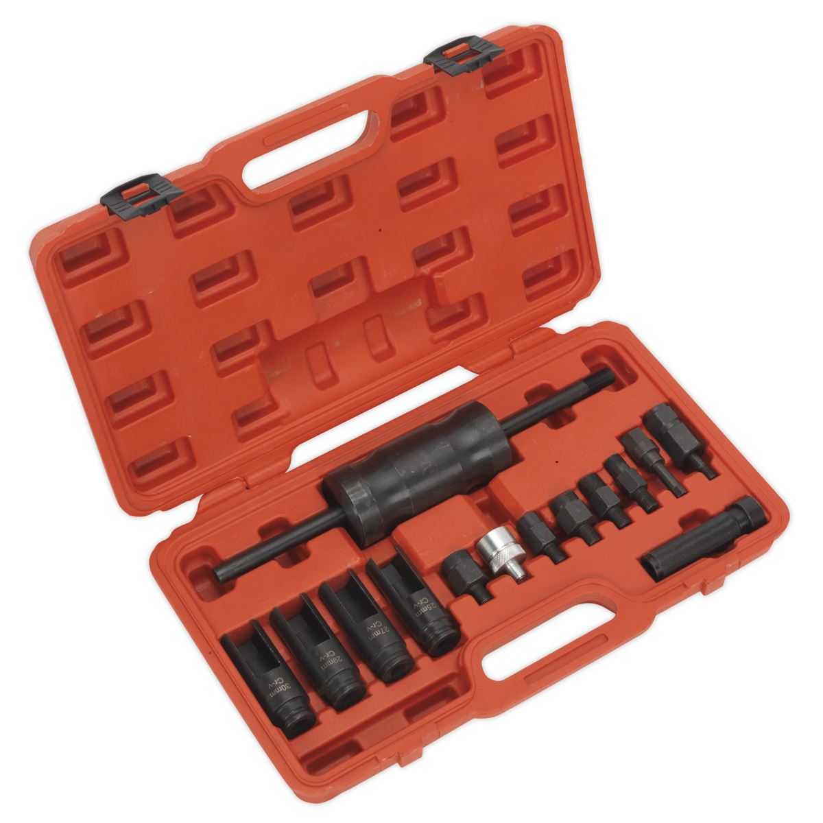 Sealey VS2059 Diesel Injector Puller Set 14pc Sealey