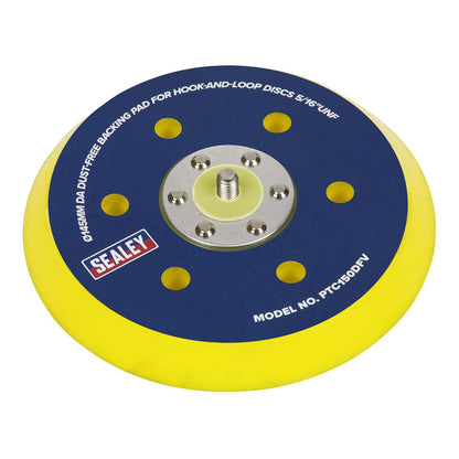 Sealey PTC150DFV DA Dust-Free Backing Pad for Hook-and-Loop Discs Ø145mm 5/16"UNF Sealey