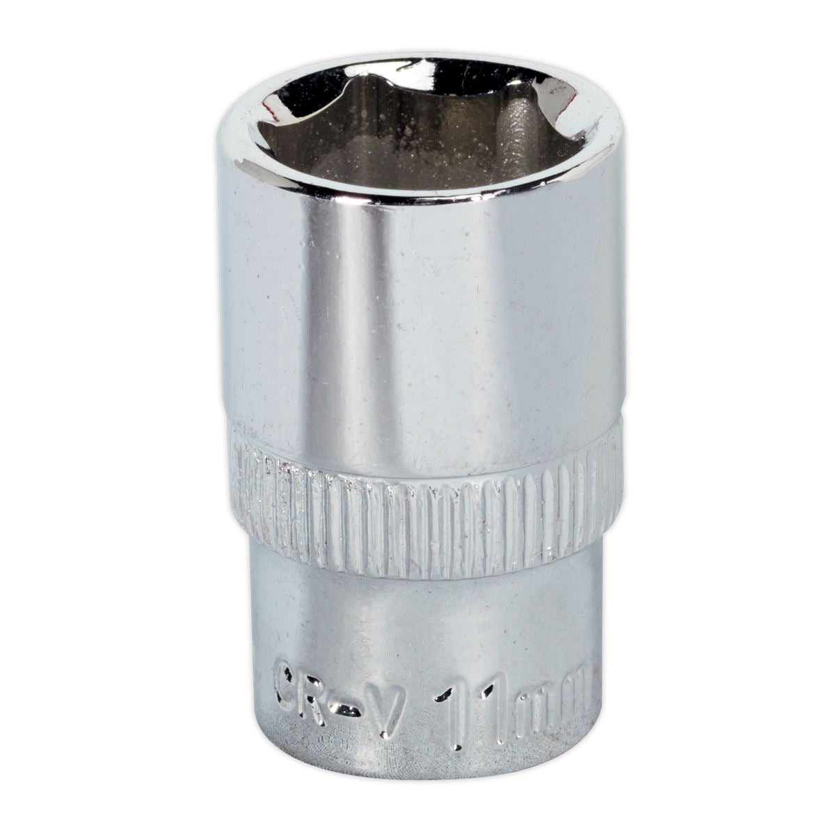 Sealey SP1411 WallDrive® Socket 11mm 1/4"Sq Drive Fully Polished Sealey
