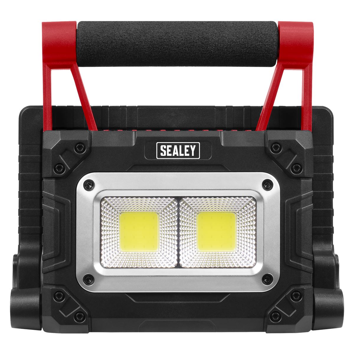 Sealey LEDFL15WS 15W COB LED Solar Powered Rechargeable Portable Floodlight Sealey