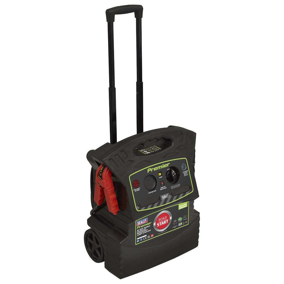 Sealey PRS6400 Premier 12/24V 6400A Wheeled RoadStart® Jump Starter Sealey