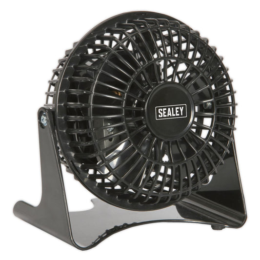 Sealey SFF04 Desk Fan Mini 4" 230V Sealey