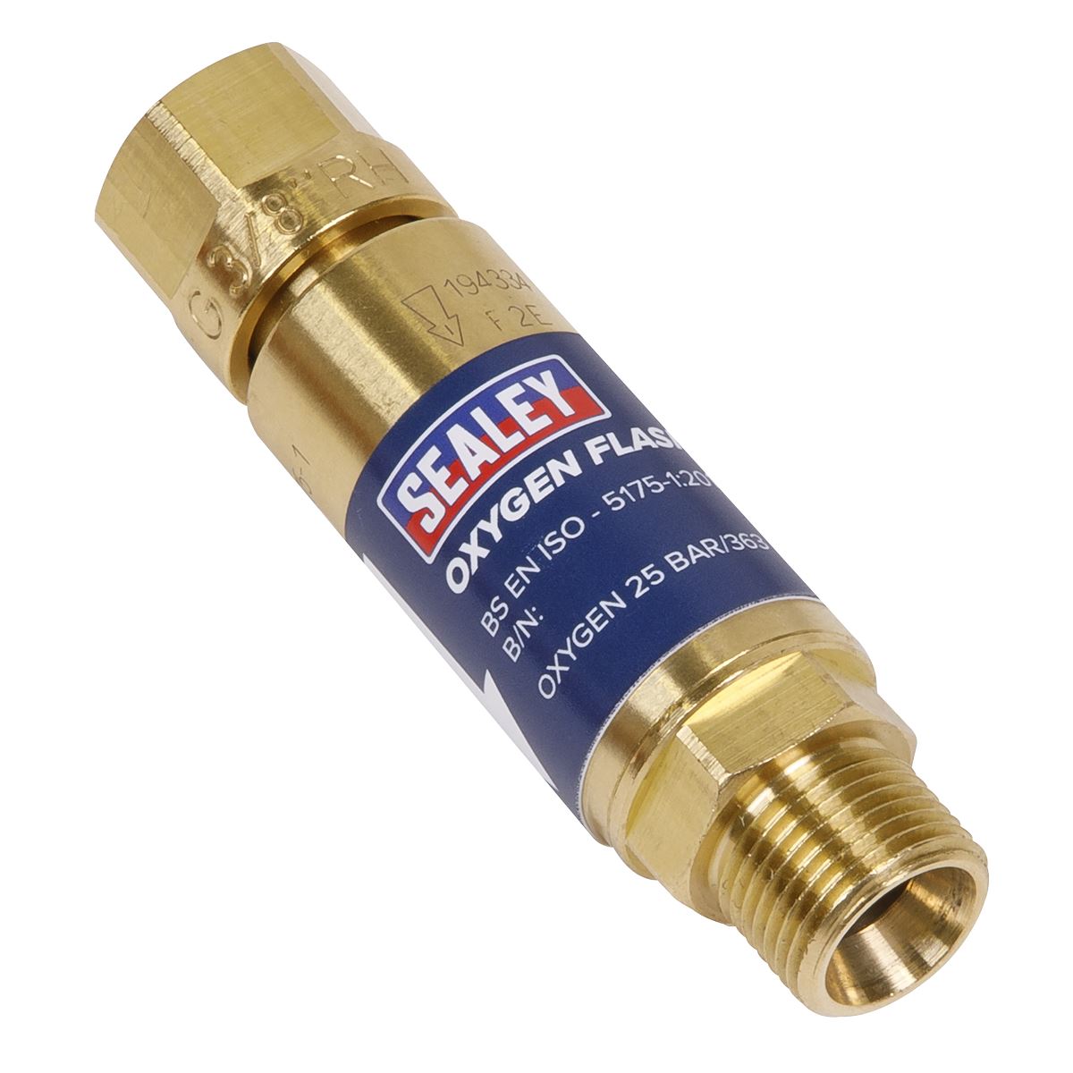 Sealey SGA3/FBA Flash Back Arrestor Oxygen Sealey