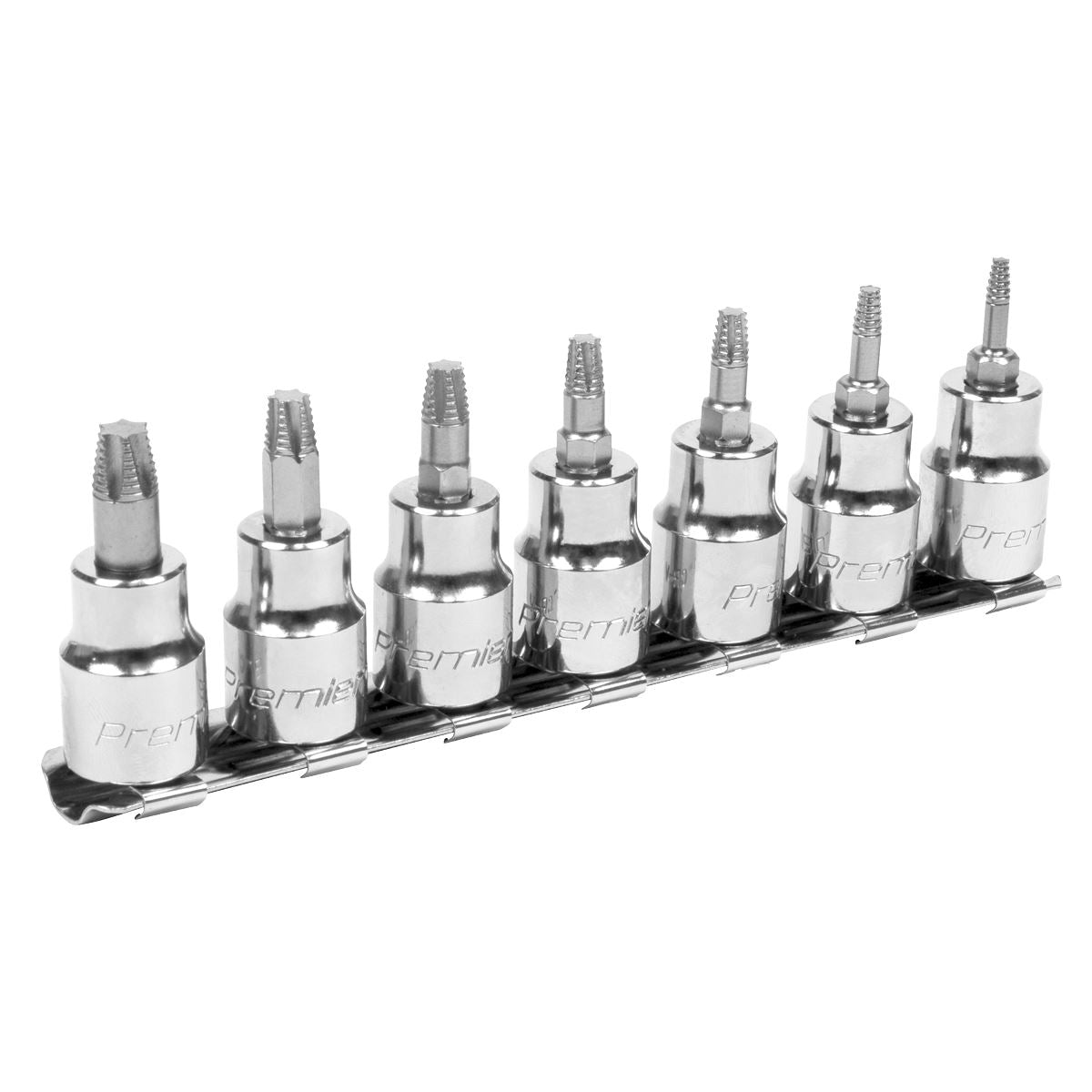 Sealey AK62263 TRX-Star* Socket Bit Set Lock-On™ 7pc 3/8"Sq Drive Sealey