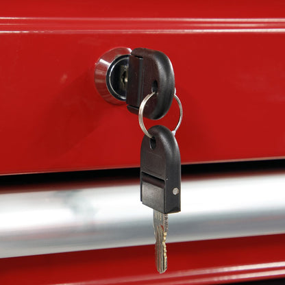 Sealey AP33059 Topchest 5 Drawer with Ball-Bearing Slides - Red Sealey