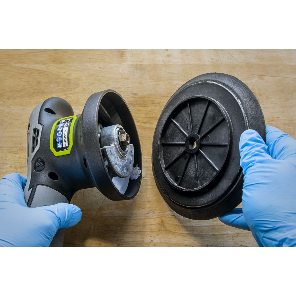 Sealey PTC150M6 Hook-and-Loop Backing Pad - M6 Ø150mm Sealey