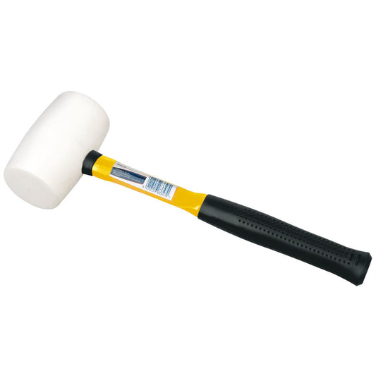 Draper 09119 Non-Marking Rubber Head Mallet with Fibreglass Shaft 680g/24oz Draper