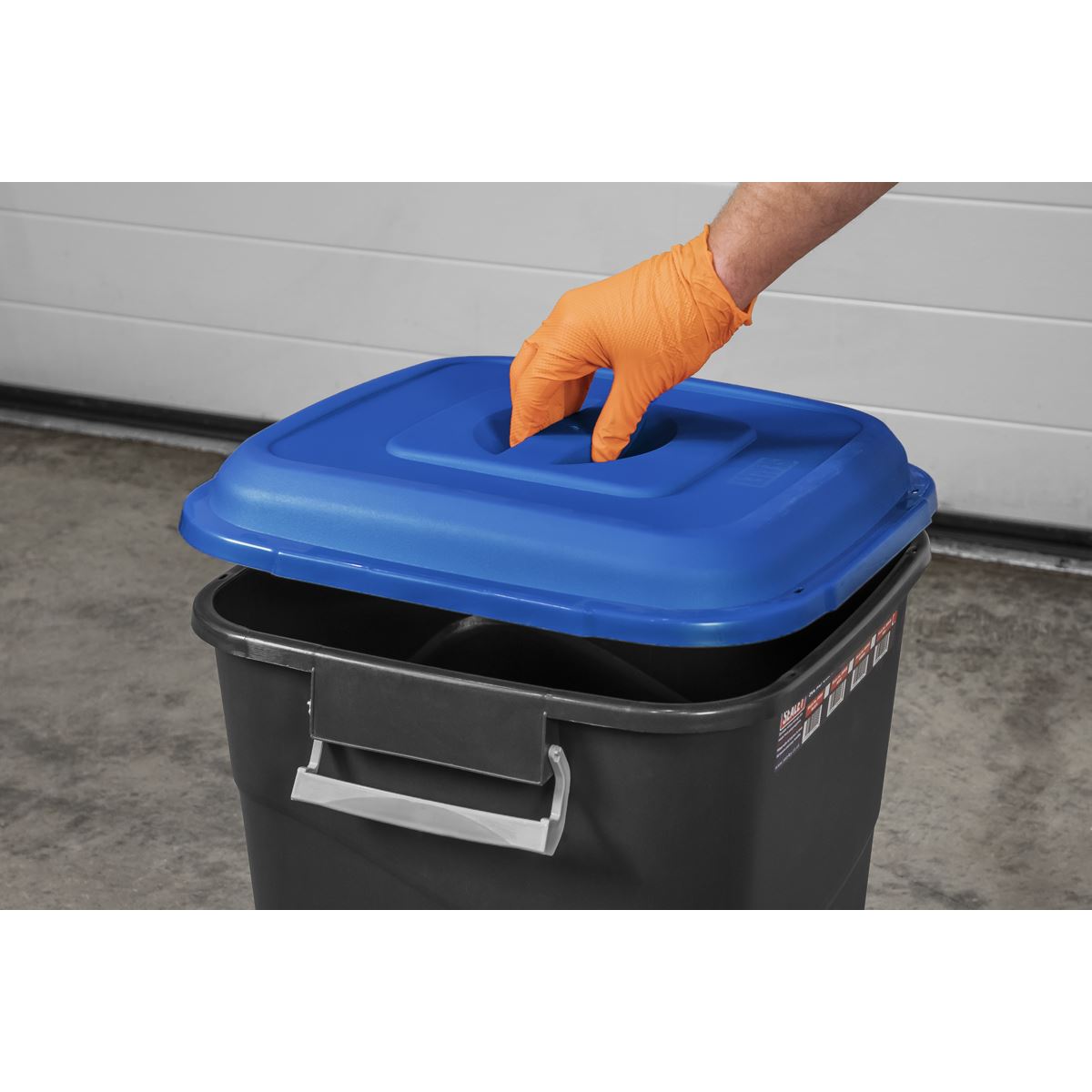 Sealey BM75B Refuse/Storage Bin 75L - Blue Sealey