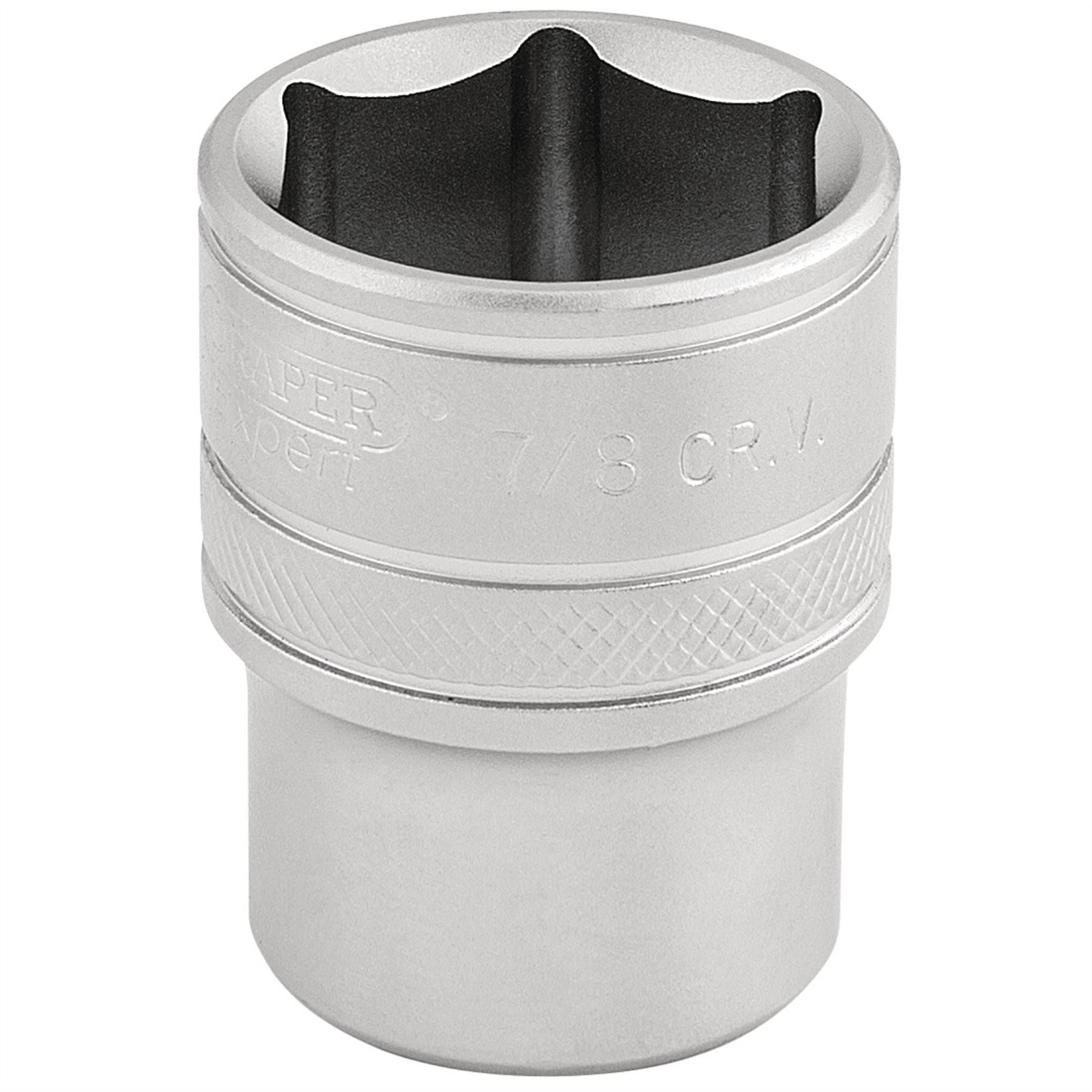 Draper 16632 6 Point Imperial Socket 1/2" Sq. Dr. 7/8" Draper