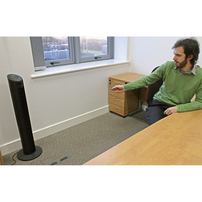 Sealey STF42 Oscillating Tower Fan 3-Speed 42" 230V Sealey