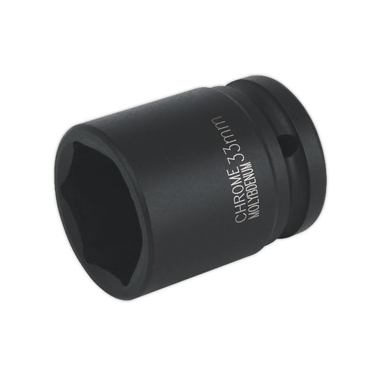 Sealey IS3433 Impact Socket 33mm 3/4"Sq Drive Sealey