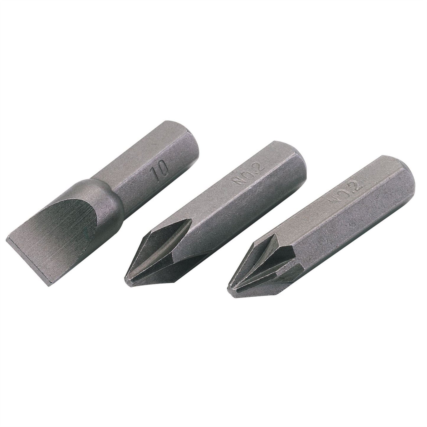 Draper 30912 Plain Slot Impact Screwdriver Bit 10mm Draper