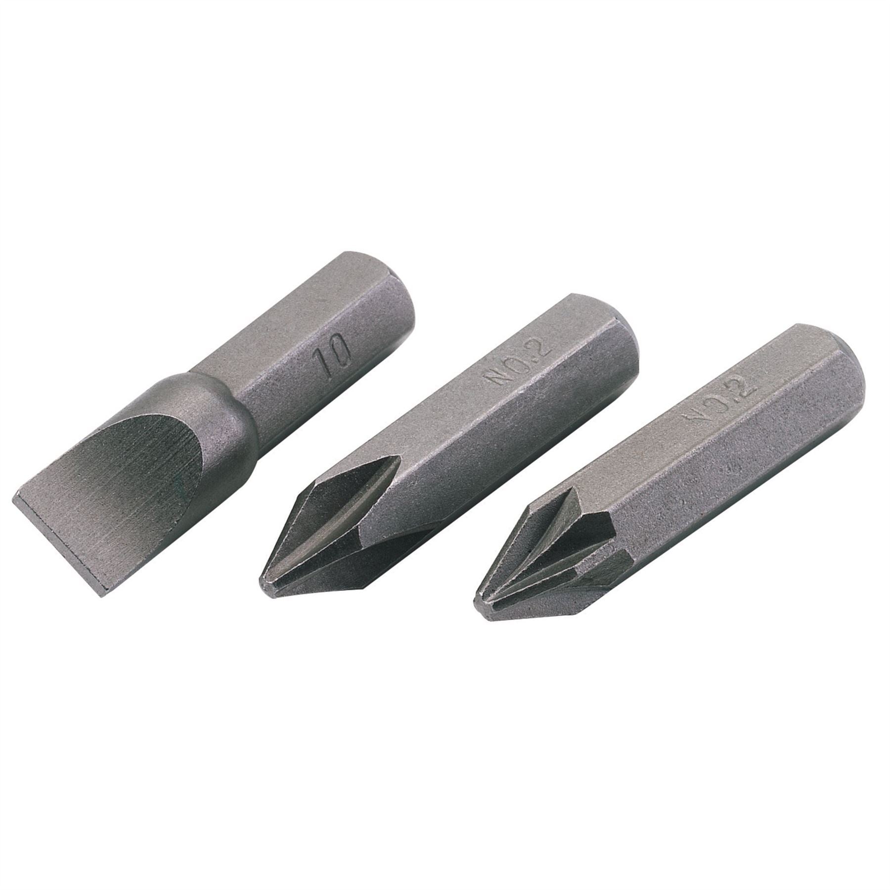 Draper 30912 Plain Slot Impact Screwdriver Bit 10mm Draper